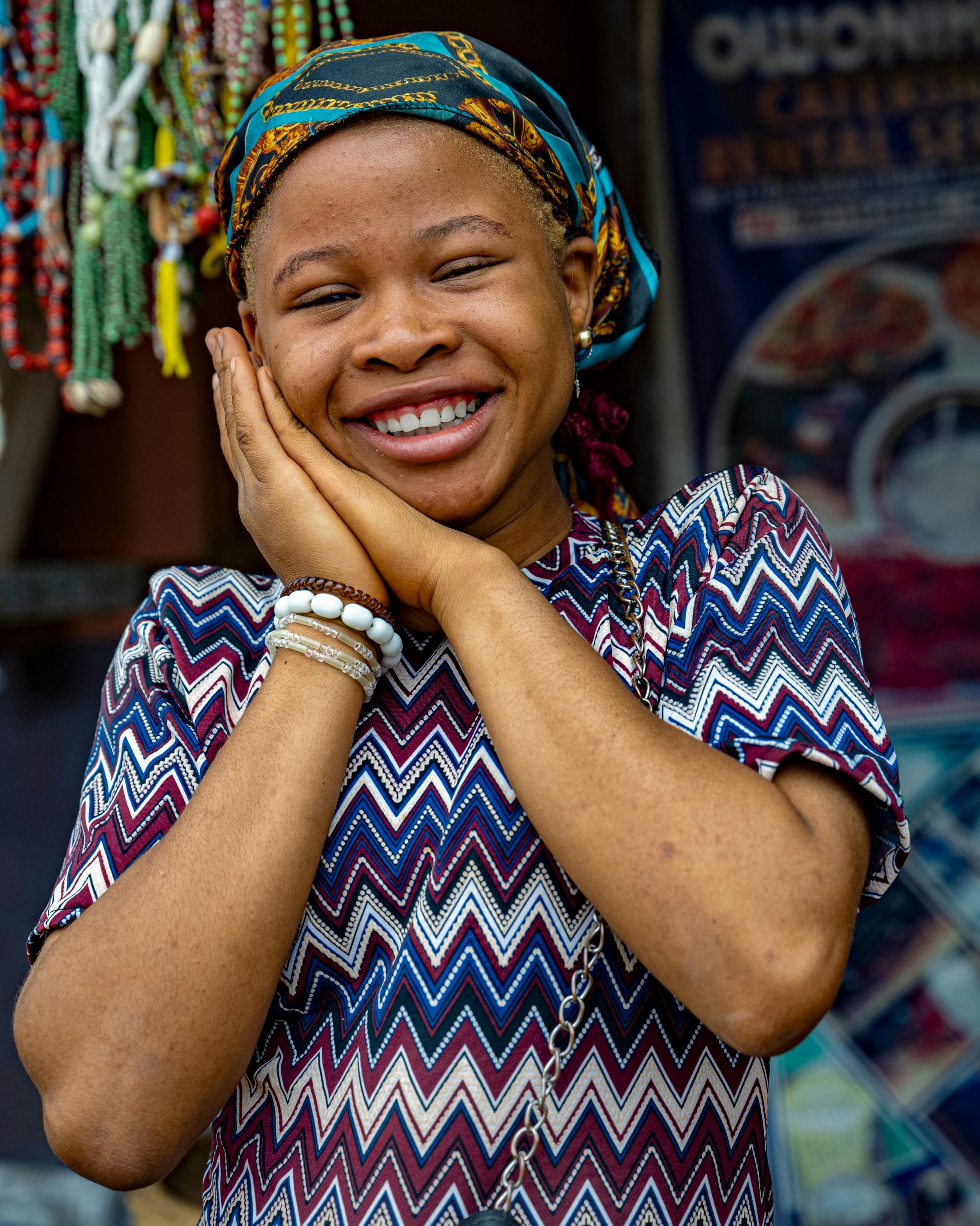 A Nigerian small business owner running their store on Zylo.